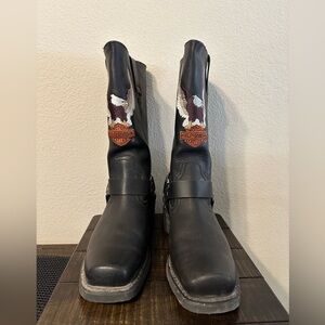 Brand new never worn Men’s Harley Davidson Boots size 10